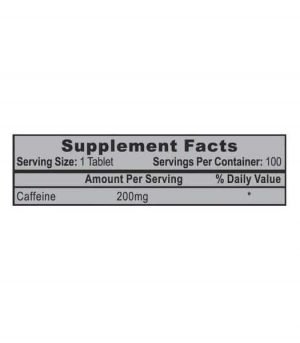Hi-Tech-Pharmaceuticals caffeine tablets ingredients